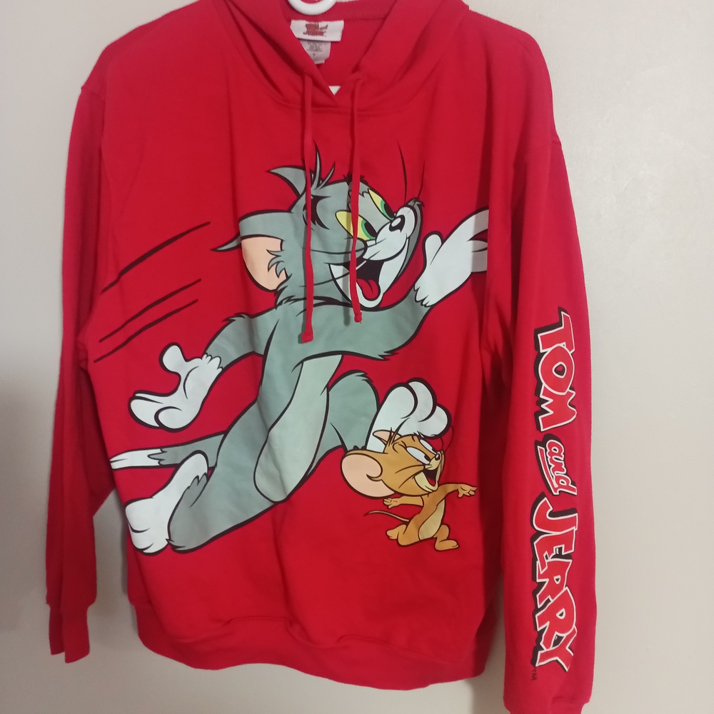 Tom and Jerry Red Hoodie